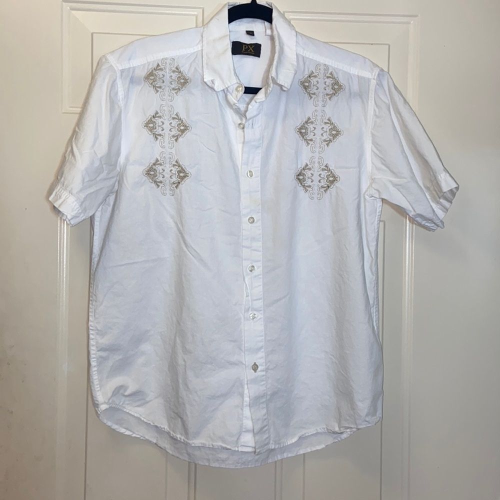 Pc Clothing Embroidery Cotton Shirt Size S
